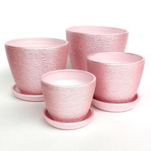 Горшок керамический Кассандра 408290 (4-й из набора), 18х16см, 3,5л; Россия