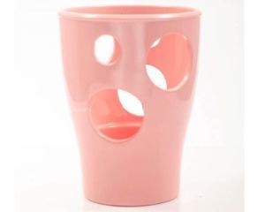 Кашпо керамическое Орхидея , коралловое, 14х17см, 1,5л; Россия